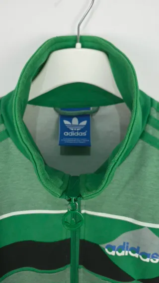 Chaqueta Adidas Originals Verde Vintage Cremallera