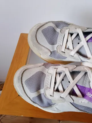 Zapatillas Nike Jordan Grises y Moradas