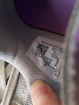 Zapatillas Nike Jordan Grises y Moradas