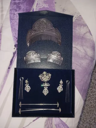 Aderezo Fallero Plata niña