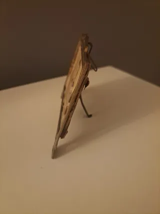 Pequeño marco Art Nouveau metal. Hacia 1900