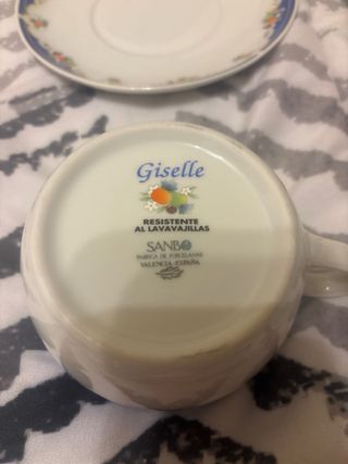 Juego de café porcelana Tu y Yo