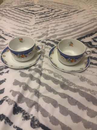 Juego de café porcelana Tu y Yo