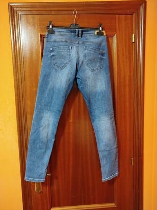 Pantalón vaquero mujer azul