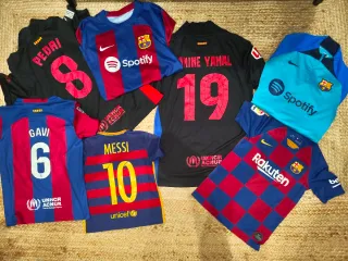 Lote 7 Camisetas Oficiales FC Barcelona