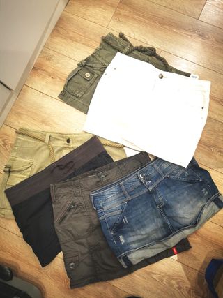 Lote 6 minifaldas Talla M-L