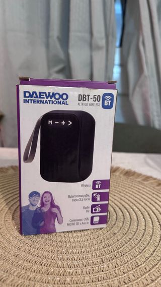 Altavoz Daewoo DBT-50 Bluetooth Negro A ESTRENAR