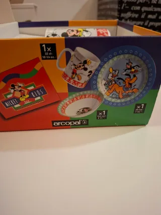 Set 3 Pz Stoviglie Bambini Arcopal Disney