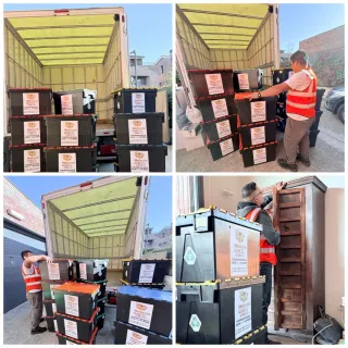 Caja de plástico para mudanza en Gavá