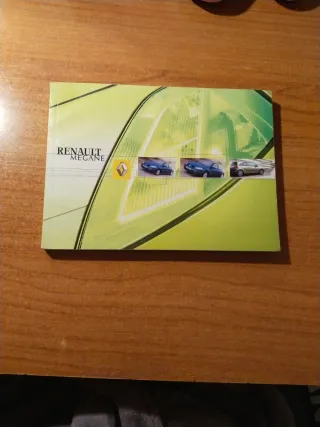 Libro instrucciones Renault Megane