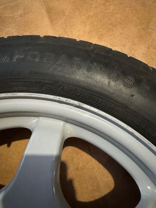 Rueda Repuesto BMW X5 E53 temporal.