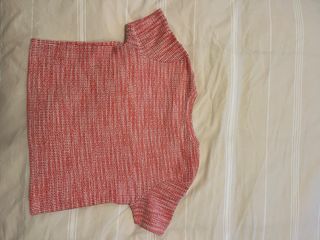 Zara Camiseta Corta Naranja y Rosa Talla XS