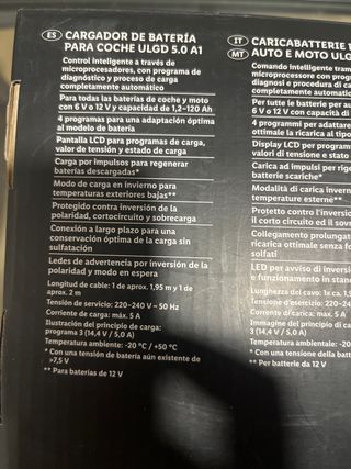Cargador de bateria de coche
