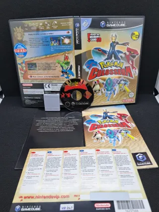 Pokemon Colosseum GameCube PAL ESP + Memory Card