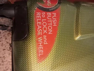 Maleta grande de viaje verde