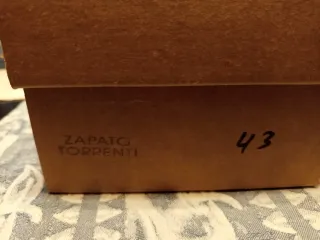 Zapatos Torrenti Talla 43 Negro Hebilla