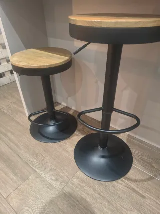 Taburetes Regulables Estilo Industrial