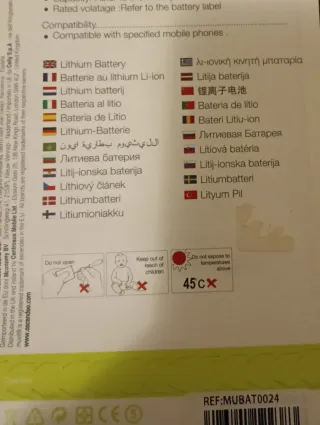 Batería Muvit Sony Xperia U Li-ion