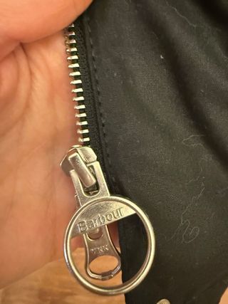 Chaqueta Barbour Negra Encerada Talla M