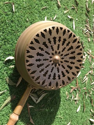 Brasero de cama tradicional cobre