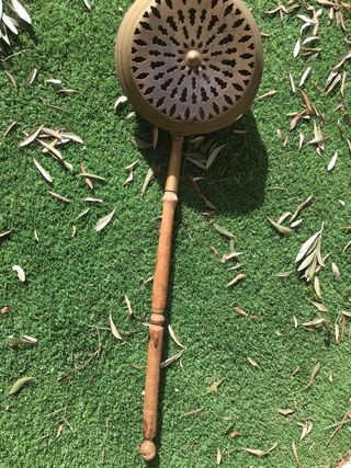 Brasero de cama tradicional cobre