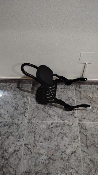 Respaldo para moto custom negro