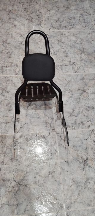 Respaldo para moto custom negro