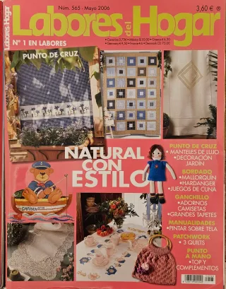 Lote 24 revistas Labores Hogar Cuadros Punto Cruz