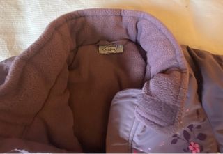 Mono de Nieve Niña Morado. Talla 3 años