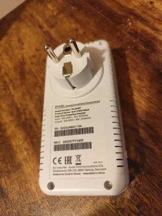 Zyxel PLA6457 Adaptador Powerline G.hn 2400 Mbps