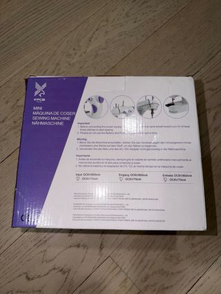 Máquina de coser portátil