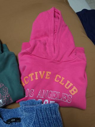 Conjunto 3 Sudaderas y Jersey para niña, talla 10