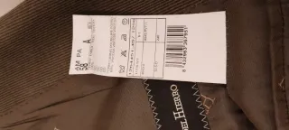 Chaqueta americana pana verde caqui