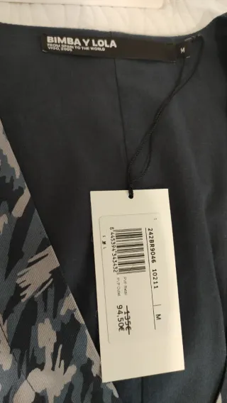 Vestido cruzado Bimba y Lola Talla M