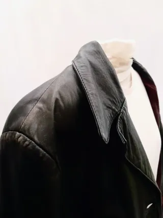 Chaqueta de piel napa. Leather Jacket.