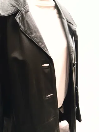 Chaqueta de piel napa. Leather Jacket.