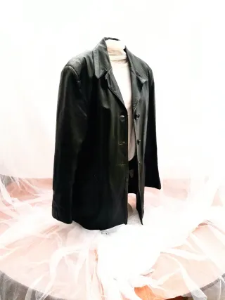 Chaqueta de piel napa. Leather Jacket.