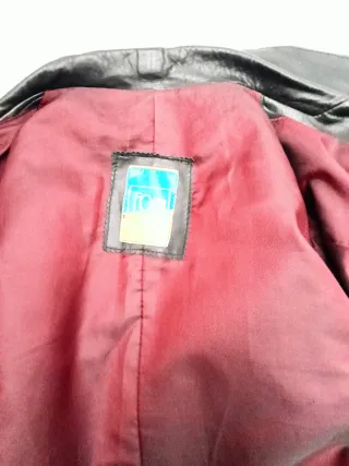 Chaqueta de piel napa. Leather Jacket.