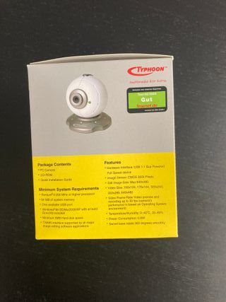 Webcam Typhoon Webshot II USB 300k Retro