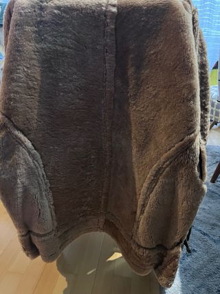 Cazadora Piel Hombre Negra y Marrón