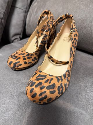 Zapatos tacón leopardo T.41