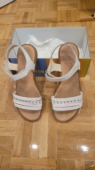 Sandalias Blancas niña Talla 36 marca Pablosky