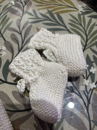 Conjunto Ropa Bebé Tejido a Mano