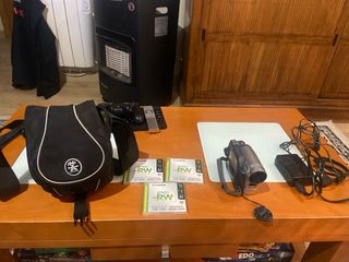 Videocámara Hitachi DVD Cam + 3 DVD-RW