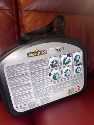 Cadenas de nieve textiles XL Norauto