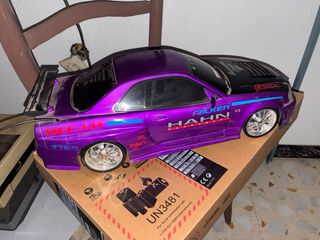 Coche RC Nikko Nissan GTR R34 2005