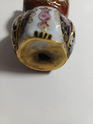 Statuina gufo portafortuna smaltato anni'70