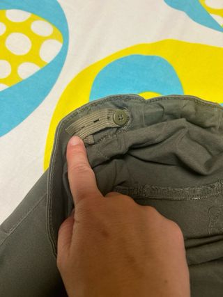 Pantalón premamá verde