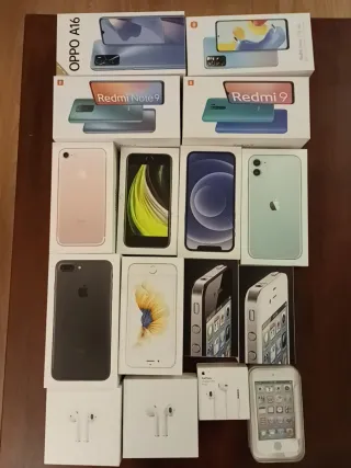 Lote Cajas Móviles Apple, Oppo, Xiaomi