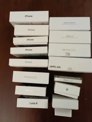 Lote Cajas Móviles Apple, Oppo, Xiaomi